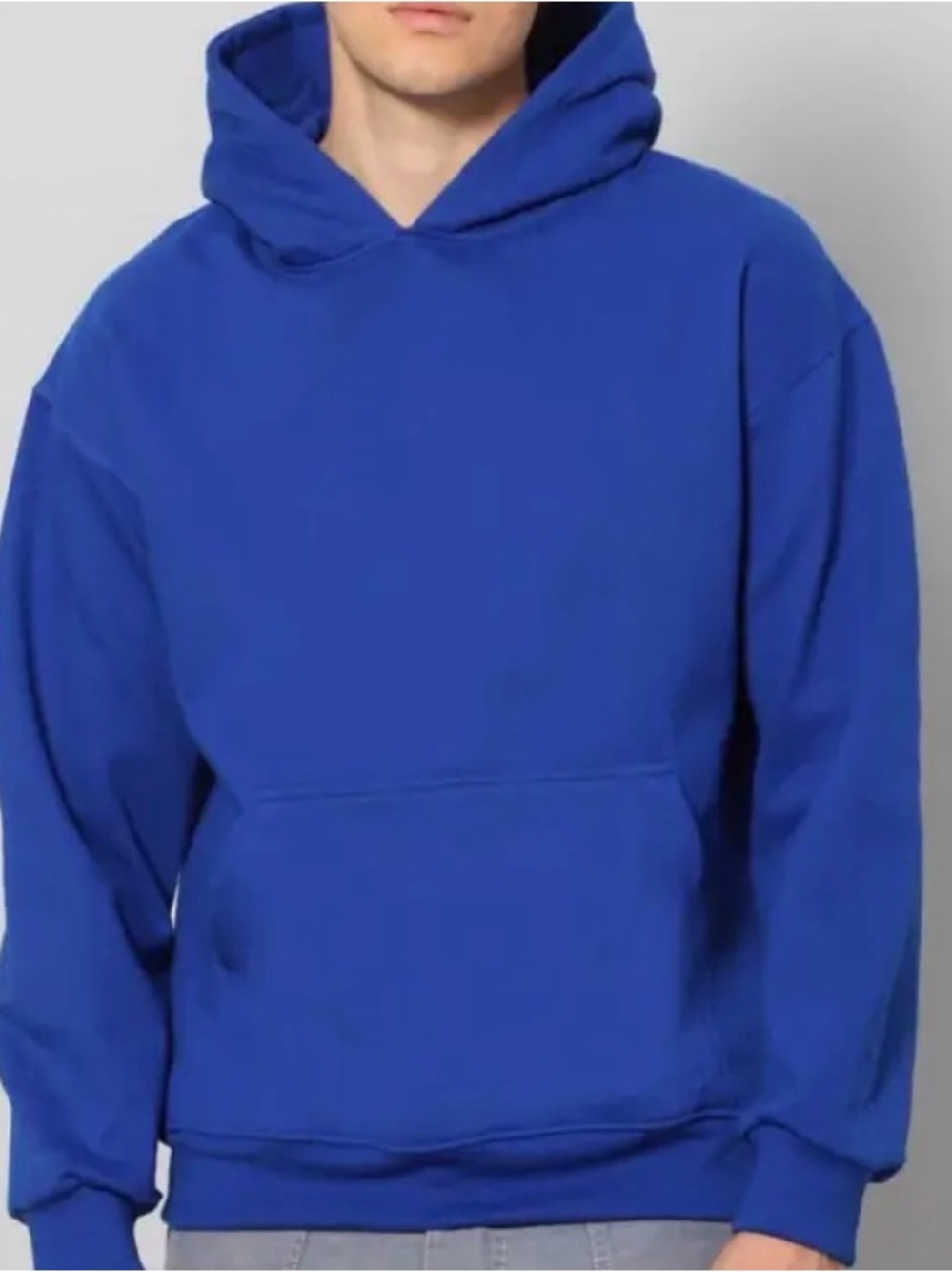 Urban Planet Royal Blue Hooded Sweatshirt